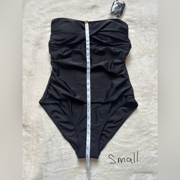 NWOT Kona Sol Black Strapless One-Piece Swimsuit – Size Medium - Picture 13 of 15